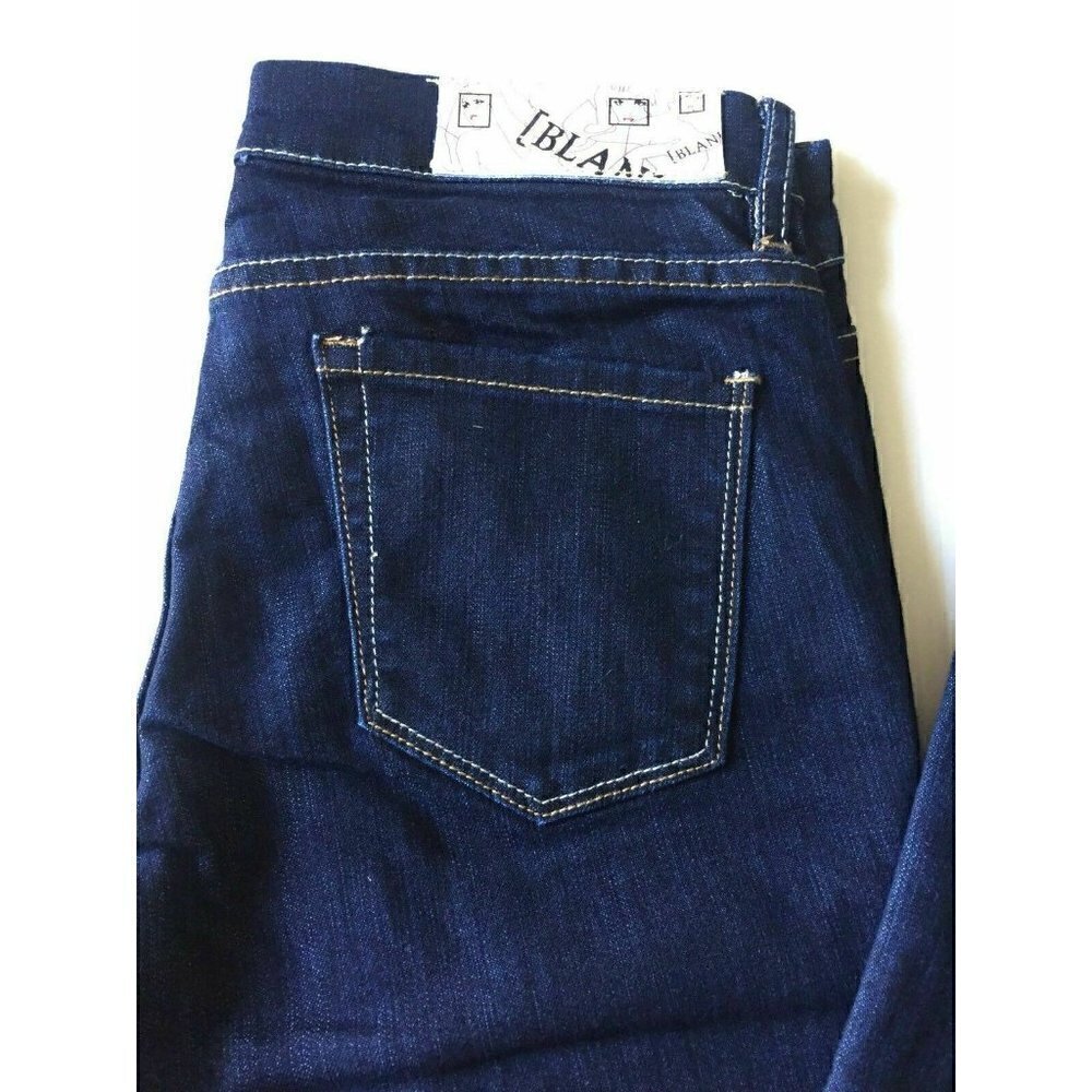 Blank Blue Denim Straight leg Low rise Jeans - Picture 8 of 10